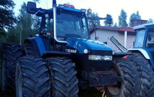 Sininen traktori